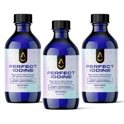 Perfect Iodine - 3 PACK (3 x 125 ml Bottles) - Activation