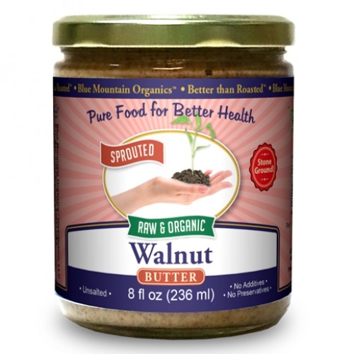 BTR™ Walnut Butter - SPROUTED, Certified Organic, Raw - 16 oz