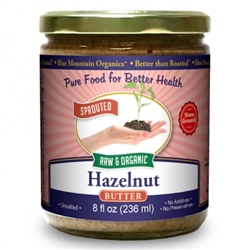 BTR™ Hazelnut Butter - SPROUTED, Certified Organic, Raw - 8 oz