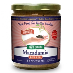 BTR™ Macadamia Nut Butter - SPROUTED, Certified Organic, Raw - 16oz.