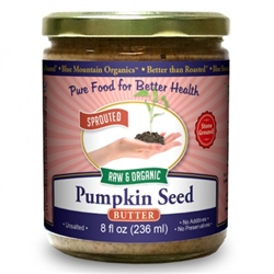 BTR™ Pumpkin Seed Butter 8 oz - SPROUTED, Certified Organic, Raw