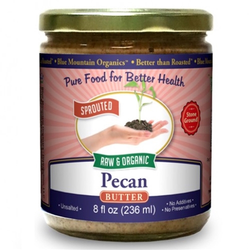 BTR™ Pecan Butter - SPROUTED, Certified Organic, Raw - 8 oz