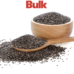 Chia Seeds Organic Raw BLACK - BULK 55 lbs