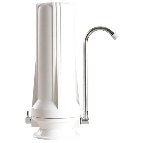 Countertop Water Filtration Assembly - White (Filter not included)