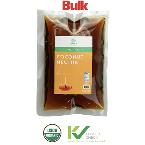 Coconut Nectar, 12 kg BIB (Bag In a Box) Certified Organic, Low Glycemic Sweetener. 12 kg Bag / 10.5L