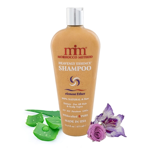 Heavenly Essence Shampoo - 16 oz (Raw, Vegan, Organic, Ether Element) - Morrocco Method
