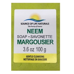 Neem Soap 3.6oz (100g) - Gentle Clensing Soap